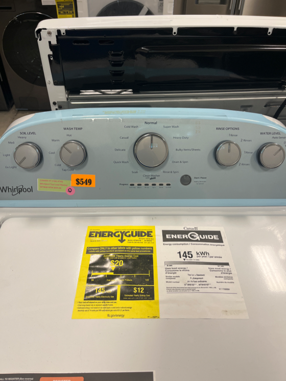 Whirlpool WTW4816FW - Top Load Washer at Doraville Store