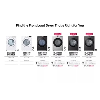 LG DLE3400W - Electric Dryer at Doraville Store