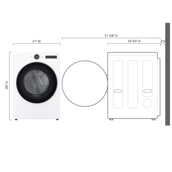 LG DLGX5501W - Gas Dryer at Doraville Store