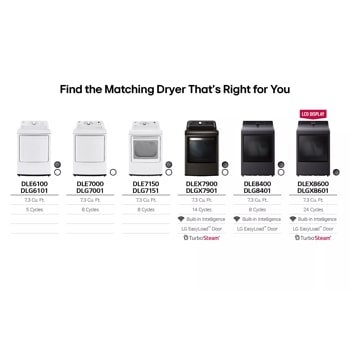 LG DLE8400WE - Electric Dryer at Doraville Store